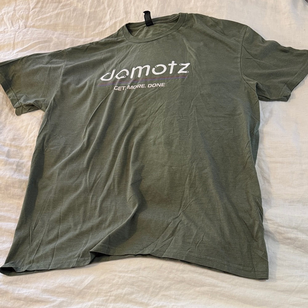 Tech bro conference tshirt, XL, mens, green